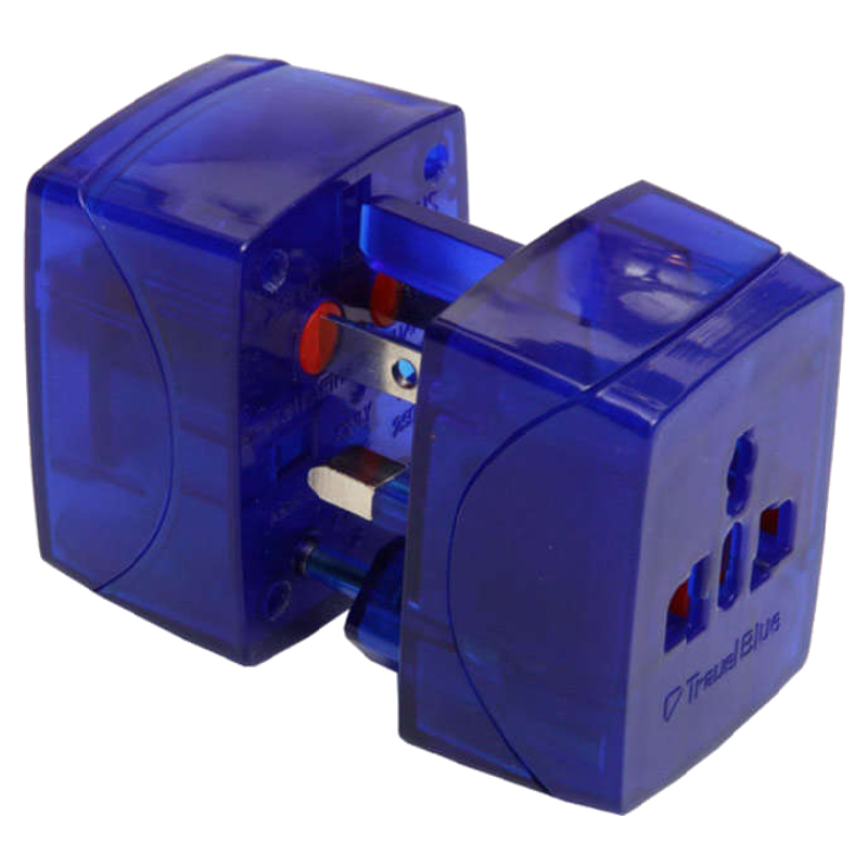 Buy Travel Blue World Wide Travel Adaptor Set Blue Online Croma 4181